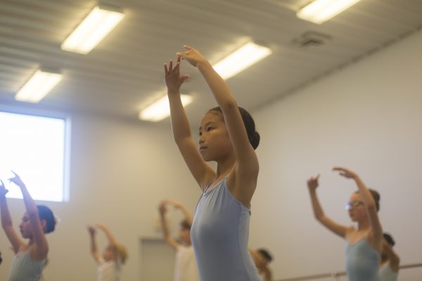 Ballet 2 Dancers in Class